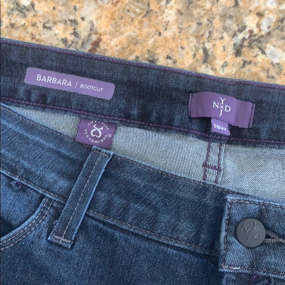 NYDJ Barbara Bootcut Jean 18W dark